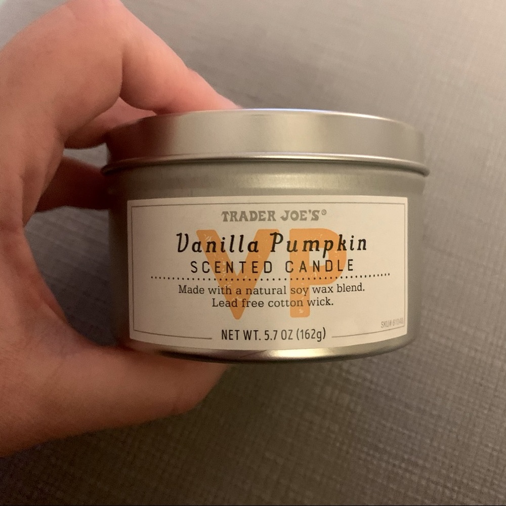 3/$25 Trader Joe’s Vanilla Pumpkin Scented Candle
